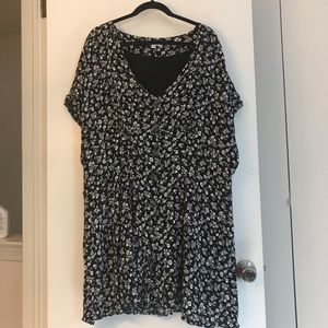 BP Nordstrom Black and White Floral Dress